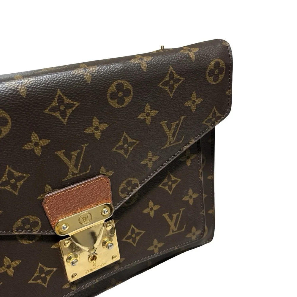 2008 Louis Vuitton Monogram Monceau 28 M51185 Hand Bag Monogram Logo *DAMAGED*